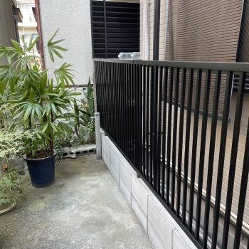 ブロック塀からフェンス